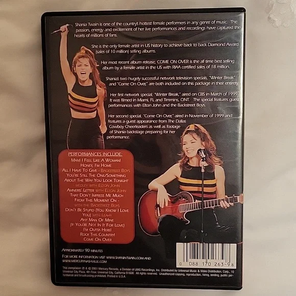 Shania Twain The Specials DVD - Picture 2 of 2